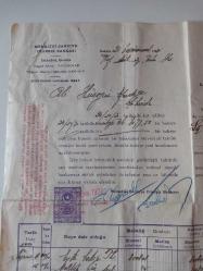 1931 MEMALİKİ ŞARKIYE FRANSIZ BANKASI BÜYÜK BOY EVRAK...
