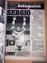 ATHLETİK - SPORTJOURNAL / NR.36 / ALMANCA DERGİ (SERGIO OLIVA / MR BAYERN 1977 / ARNOLD SCHWARZENEGGER / MR OLYMPİA / MR. UNİVERSIM ED CORNEY /  / ) HAFİF YIPRANMALARI MEVCUT