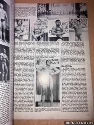 ATHLETİK - SPORTJOURNAL / NR.36 / ALMANCA DERGİ (SERGIO OLIVA / MR BAYERN 1977 / ARNOLD SCHWARZENEGGER / MR OLYMPİA / MR. UNİVERSIM ED CORNEY /  / ) HAFİF YIPRANMALARI MEVCUT