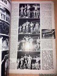 ATHLETİK - SPORTJOURNAL / NR.36 / ALMANCA DERGİ (SERGIO OLIVA / MR BAYERN 1977 / ARNOLD SCHWARZENEGGER / MR OLYMPİA / MR. UNİVERSIM ED CORNEY /  / ) HAFİF YIPRANMALARI MEVCUT