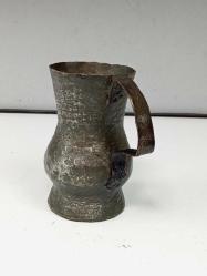 Antika 19. Yüzyıl Osmanlı Bakır Bardak - Maşrapa