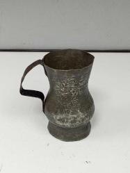 Antika 19. Yüzyıl Osmanlı Bakır Bardak - Maşrapa