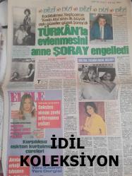 Hafta Sonu Haftalık Aktüalite Sinema Tiyatro Müzik ve Magazin Gazetesi - 16 Eylül 1993 - Kadri Yurdatap - Türkan Şoray - Meliha Şoray - Soner Olgun - Aysel gürel - Tayfun - Bu dolu sevgili sanıyorlar - Deniz Olgun - Demet Akbağ - Vedat Çöloğlu - Yasemin Özge - Koleksiyona yeni bir ilave - Komik kızın sakallısı - Kadir İnanır - Levent İnanır - Bedrettin Dalan - Emel Sayın - Ahmet Demiral - Aşkın Nur Yengi fotoğraf ve haberi - Gazete Tam Değildir Sadece 2 Sayfası Mevcuttur - İdil Koleksiyon