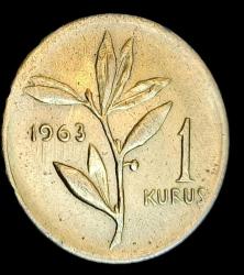 1963 1 Kuruş 1g