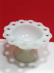 RF51----BEYAZ OPALİN CAM KASE-ŞEKERLİK