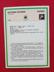 Sporcu Kart - Konyaspor, Kayhan Kaynak - Gelişim Spor - 17.5x12.5 cm