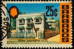 1970 BARBADOS LOCAL MOTİFLER DAMGALI *