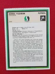 Sporcu Kart - Sakaryaspor, Kemal Yıldırım - Gelişim Spor - 17.5x12.5 cm