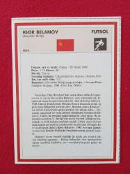 Sporcu Kart - Sovyetler Birliği, İgor Belanov - Gelişim Spor - 17.5x12.5 cm