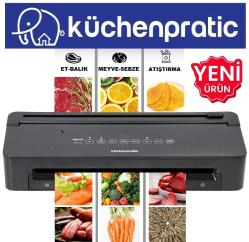 Küchen Pratic VS8010 Ev Tipi Elektrikli Vakum Makinesi - 10 Adet Vakum Poşeti Hediye