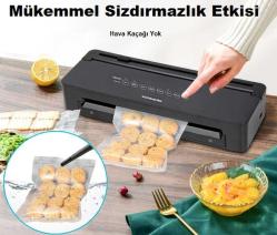 Küchen Pratic VS8010 Ev Tipi Elektrikli Vakum Makinesi - 10 Adet Vakum Poşeti Hediye