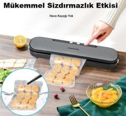 Küchen Pratic VS6910 Ev Tipi Elektrikli Vakum Makinesi - 10 Adet Vakum Poşeti Hediye