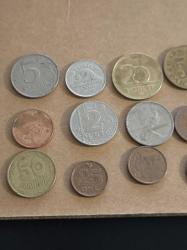 15 adet yabancı madeni para