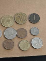 15 adet yabancı madeni para