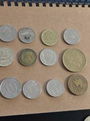 15 adet yabancı madeni para