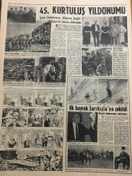 HÜRRİYET GAZETESİ 9 EYLÜL 1967 YIL :20 SAYI :6956-Magirus otobüs reklamı tam sayfa,Sirkeci Harem vapuru-Aziz Erçin-Kollias ,Bazı Yeni Tekliflerle Geliyor --Türkiye Kıbrıs ta Denize Açılan Toprak İstiyor ---İzmir in Kurtuluş Bayramı Bugün Kutlanıyor ---7 Ton Kaçak Makinalı Tüfek Mavzer ve Tabanca Ele Geçti ---Eski milyonerlerden  Sait Çubukçu ,ihtiyar  karısını  öldürdükten sonra  intihar etti ---Evliliğin devam etmesi için ihanet bir çareymiş ---Büyük ses  sanatkarı : Hülya Aksoy ---Türk Sanat Musikisinin Asıl Değeri :Nesrin Sipahi ---Beşiktaş ,Vefa ile oynuyor ---Eken :2 puan alırsak iyi netice sağlamış olacağız ---Futbolda :İspanya basketbolda  :İtalya ile karşılaşıyoruz ---45 .Kurtuluş Yıldönümü ---İlk Bayrak Sarıkışla 'ya çekildi ---Atina 'ya göre Kıbrıs için bir hal çaresi bulunmuş ----