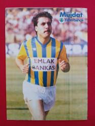 Gelişim Spor Futbol Dergisi - Sayı: 44 - 7 Haziran 1989 - Kapak: Şampiyon Fenerbahçe - Poster: Fenerbahçe 38x56 cm, Müjdat Yetkiner - İçerisinde 4 Adet Sporcu Kartı Vardır