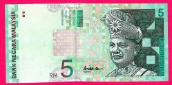 MALEZYA MALAYSIA 5 RINGGIT ND (1999 ) P 41.a Sign. Ali Abu Hassan UNC (TK16 748) ÇİL