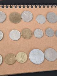 23 adet yabancı madeni para