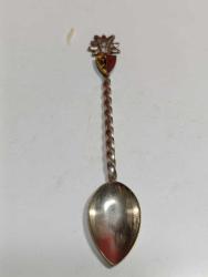 K46---AVRUPA MİNELİ HATIRA ÇAY KAŞIĞI