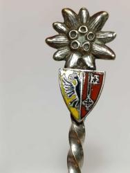 K46---AVRUPA MİNELİ HATIRA ÇAY KAŞIĞI