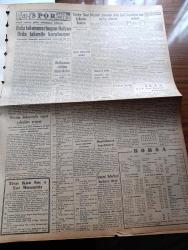 Vatan Gazetesi - 25 Mayıs 1950 - Af Kanunu Hazırlığı - Adalet Bakanı Halil Özyörük - Yeni Devri İcapları Ahmet Emin Yalman Köşe Yazısı - Fethiye Pazar Günü Nikahlanıyor - Ordu Takımımız Bugün İtalyan Ordu Takımıyla Karşılaşıyor - Mektep Kitapları Tröstü - Yeni Hükümetin Çalışma Programı - Lord Vavel Öldü - İtham Eden Gözler Yazan Henry Bordeaux Yazı Dizisi - Ecnebi Garsonlar Çalışmayacak - Affın Başına Gelenler Mehmet Ali Sebük - Mevsim Dolasıyla Vapur Yolcuları Artıyor - Marshall Planından Daha Fazla Yardım İstiyoruz - Truman'ın Nutku Amerika Asla Teslim Olmaz - İstanbul Belediyesi Borçlarını Ödüyor - Okullararası Atletizm Müsabakaları - Resmi Otomobil Saltanatının Sonu - İran Milli Futbol Takımı Bugün İstanbul'a Gelecek - Kanuni Sultan Süleyman Yazan Feridun Fazıl Tülbentçi Yazı Dizisi - Çankayşek'e Silah Götürdüm Yazan Sinan Korle Yazı Dizisi - Amerikan Waites Diş macunu - Aga Radyo - Parker 51 Dolma Kalem - Bulmaca - Ankara İstanbul Radyosu Programı - Kiwi Dark Ayakkabı Boyası