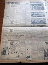 Vatan Gazetesi - 25 Mayıs 1950 - Af Kanunu Hazırlığı - Adalet Bakanı Halil Özyörük - Yeni Devri İcapları Ahmet Emin Yalman Köşe Yazısı - Fethiye Pazar Günü Nikahlanıyor - Ordu Takımımız Bugün İtalyan Ordu Takımıyla Karşılaşıyor - Mektep Kitapları Tröstü - Yeni Hükümetin Çalışma Programı - Lord Vavel Öldü - İtham Eden Gözler Yazan Henry Bordeaux Yazı Dizisi - Ecnebi Garsonlar Çalışmayacak - Affın Başına Gelenler Mehmet Ali Sebük - Mevsim Dolasıyla Vapur Yolcuları Artıyor - Marshall Planından Daha Fazla Yardım İstiyoruz - Truman'ın Nutku Amerika Asla Teslim Olmaz - İstanbul Belediyesi Borçlarını Ödüyor - Okullararası Atletizm Müsabakaları - Resmi Otomobil Saltanatının Sonu - İran Milli Futbol Takımı Bugün İstanbul'a Gelecek - Kanuni Sultan Süleyman Yazan Feridun Fazıl Tülbentçi Yazı Dizisi - Çankayşek'e Silah Götürdüm Yazan Sinan Korle Yazı Dizisi - Amerikan Waites Diş macunu - Aga Radyo - Parker 51 Dolma Kalem - Bulmaca - Ankara İstanbul Radyosu Programı - Kiwi Dark Ayakkabı Boyası