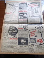 Vatan Gazetesi - 25 Mayıs 1950 - Af Kanunu Hazırlığı - Adalet Bakanı Halil Özyörük - Yeni Devri İcapları Ahmet Emin Yalman Köşe Yazısı - Fethiye Pazar Günü Nikahlanıyor - Ordu Takımımız Bugün İtalyan Ordu Takımıyla Karşılaşıyor - Mektep Kitapları Tröstü - Yeni Hükümetin Çalışma Programı - Lord Vavel Öldü - İtham Eden Gözler Yazan Henry Bordeaux Yazı Dizisi - Ecnebi Garsonlar Çalışmayacak - Affın Başına Gelenler Mehmet Ali Sebük - Mevsim Dolasıyla Vapur Yolcuları Artıyor - Marshall Planından Daha Fazla Yardım İstiyoruz - Truman'ın Nutku Amerika Asla Teslim Olmaz - İstanbul Belediyesi Borçlarını Ödüyor - Okullararası Atletizm Müsabakaları - Resmi Otomobil Saltanatının Sonu - İran Milli Futbol Takımı Bugün İstanbul'a Gelecek - Kanuni Sultan Süleyman Yazan Feridun Fazıl Tülbentçi Yazı Dizisi - Çankayşek'e Silah Götürdüm Yazan Sinan Korle Yazı Dizisi - Amerikan Waites Diş macunu - Aga Radyo - Parker 51 Dolma Kalem - Bulmaca - Ankara İstanbul Radyosu Programı - Kiwi Dark Ayakkabı Boyası