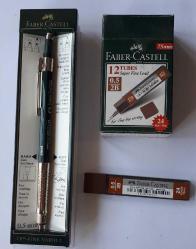 Versatil  (Uçlu )   Kalem 0.5 FABER CASTEL  TK  Fine Vario I Seri + 12 Tüp UÇ  Faber CASTELL