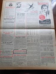 Vatan Gazetesi - 18 Temmuz 1953 - Kurtarıcı Kararlar Yazan Ahmet Emin Yalman Köşe Yazısı - Asliye Ceza Mahkemesi Millet Partisi'nin İtirazını Reddetti - Muhtar Seçimleri Geri Kaldı - Dünya Kraliçesi Dün Gece Seçildi - Türkiye Hakkında Hazırlanan Filmlere Dair Tenkidler - NATO Mayın Dökme Manevraları - Seyhan Barajının İnşası Ankara'da İhale Edildi - Naboland Davasına Devam Ediliyor - Profesör İsmet Alkan Dün Defnedildi - Yeni Sabah Gazetesinde Son İrtica Çığlıkları - Burhan Apaydın - Adana Vapuru Barselona'ya Gidecek - İçimizdeki Şeytan Yazan Raymond Rodiguet Yazı Dizisi - Doğu Berlin'de Yeni Ayaklanmalar - Hoş Memo Karikatür - İstanbul Kapılarında Fethin Büyük Tarihi Romanı Yazan Feridun Fazıl Tülbentçi Yazı Dizisi - İstanbul Enternasyonal Basketbol Turnuvası - Sanatkar Bir Ailenin Kızı Şirin Devrim - Yeni Bir Gün Doğacak Yazan Emmanuel Robles Yazı Dizisi - Amerika'nın Sesi'nin Televizyon Programları - Hüsnü Coşar - Ölüm Yıldönümünde Şevki Bey - Elmalı'da Yeni Bendin İnşası