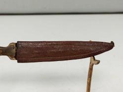 Antika Osmanlı Dönemi Kınlı Kama - Hançer ( Kız Kaması )