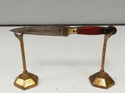 Antika Osmanlı Dönemi Kınlı Kama - Hançer ( Kız Kaması )