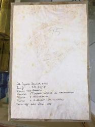 OKUL ÖDEVİ RESİM ÇALIŞMASI: ÖĞRENCİ: BİNNUR SAKA - ÖĞRETMEN: M. ZEKİ KUŞOĞLU - 25.10.1990 - MUKAVVA ÜZERİNE YUNUS EMRE VE DALINDA BİR GÜL KONULU RESİM - 30 x 22 cm EBADINDA