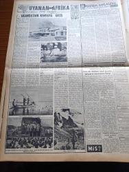Vatan Gazetesi - 3 Temmuz 1953 - Meclis'te Askerî Yardım İçin Dün Görüşmeler Oldu - İtalyan Kabinesini De Gasperi Kuracak - Millet Partisi Hakkında Adli Tabikat Yapılıyor -  Raman Petrol Tankeri İstanbul'a Hareket Etti - Sebze Ve Meyveciler Mağlup Oluyorlar - 1953 Türkiye Güzellik Kraliçesi Ayten Akyol Taç Giydi - Amerika Güney Kore Görüşmesi Kesiliyor - Kraliçe 2. Elizabeth İrlanda'yı Ziyareti Protesto Edildi - Kadınlar Tekkesi Yazan Refik Halid Karay Yazı Dizisi -  Doğubank'ın Galata Şubesi Açıldı - İki Araba Vapuru Çarpıştı - 36 Eroinman Hastaneye Yatırıldı - Eskişehir Memleket Hastanesi Yapılıyor - Hoş Memo Karikatür - İsveç Hükümeti Naboland Davasını Protesto Ediyor - İstanbul Kapılarında Fethin Büyük Tarihi Romanı Yazan Feridun Fazıl Tülbentçi Yazı Dizisi - Uyanan Kıta Afrika Yazan Tunç Yalman - Yeni Bir Gün Doğacak Yazan Emmanuel Robles Yazı Dizisi - Doğu Berlin Ayaklanması Nasıl Başladı Nasıl Bastırıldı - Şoförler Arasındaki Futbol Maçı - Puro Tuvalet Sabunu