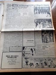 Vatan Gazetesi - 24 Haziran 1953 - Ahmet Emin Yalman Köşe Yazısı - Başbakan Adnan Menderes İsmet İnönü'nün Nutkunu Siyasi Hayatta Merhale Saydı - Ekonomi Ve Ticaret Bakanı Fethi Çelikbaş İktisadi Durumu Anlattı - İran'da Siyasi Durum Gittikçe Gerginleşiyor - Ankara Atina Takımları Bugün Karşılaşıyor - Cumhuriyet Halk Partisi Kurultayında İkinci Gün - CHP Malları Görüşülemedi - Mısır Cumhuriyet Şenlikleri Yapıyor - İzmir'de NATO Karargahında - Kadınlar Tekkesi Yazan Refik Halid Karay Yazı Dizisi - Gölcük Fenerinde Beyaz Işık Yanacak - Kimsesiz Ve Serseri Çocuklar Yurdu Açıldı - Tokyo Güzeli Yoko Kimura - Sümerbank - Hoş Memo Karikatür - Kaliforniya'da Komünist Partisi Kanun Dışı Edildi - Türk Tuvaletleri Paris'te Heyecanla Alkışlandı - İsmail Altınok'un Sergisinde Yazan Hamit Görele - İstanbul Kapılarında Fethin Büyük Tarihî Romanı Yazan Feridun Fazıl Tülbentçi Yazı Dizisi - İstanbul Sineması Programı - Movado Saat - Puro Tuvalet Sabunu - Yeni Bir Gün Doğacak Yazan Emmanuel Robles Yazı