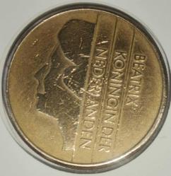 HOLLANDA 1989  5 GULDEN  ÖZEL KAPAMASINDA
