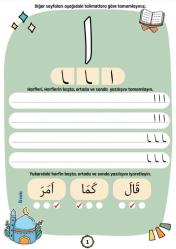 Elif-BA Yaz-SİL Kitabı (YAZ-SİL Kalemi Hediyeli)