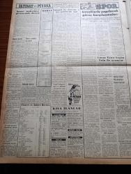 Vatan Gazetesi - 16 Mayıs 1953 - Ahmet Emin Yalman Köşe Yazısı - Birliklerimiz Kore'de Komünist Taarruzunu Geri Attı - Yugoslav Parlamento Heyeti Dün Şehrimize Geldi - Türkiye Yugoslavya Yunanistan Üçlü Paktı Pazartesi Günü Tasdik Edilecek - Lord İsmay NATO'nun Son Durumunu Anlattı - İstanbul Üniversitesinde İmtihanlar Geri Kaldı - Daktilo Şampiyonu Ece Alpay - Kadıköy Yeldeğirmeni Karakolunun Mensupları Adalete Verildi - Kadınlar Tekkesi Yazan Refik Halid Karay Yazı Dizisi - İnkılap Müzesi - Bektaşi Dedesi Ahmet Sırrı Dedenin 5 Sene Hapsi İstendi - Amerika'daki Müslümanlar Arasında Ramazan - Sait Faik Abasıyanık'la Bir Akşamüstü Yazan Oktay Akbal - Uyanan Kıta Afrika Yazan Tunç Yalman Yazı Dizisi - Amerika'da Müzik Festivali - Macera Bu Akşam Başlıyor Yazan Robert Collard Yazı Dizisi - Demirspor Galatasaray Maçı - Arjantin İngiltere Futbol Maçı - İkinci Çanakkale Kupası Maçları - Milli Güreşçi Yaşar Doğu'nun Güreşler Hakkında Sözleri - Luton Town Bugün Vefa İle Oynuyor - Gripin - Arı