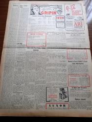 Vatan Gazetesi - 16 Mayıs 1953 - Ahmet Emin Yalman Köşe Yazısı - Birliklerimiz Kore'de Komünist Taarruzunu Geri Attı - Yugoslav Parlamento Heyeti Dün Şehrimize Geldi - Türkiye Yugoslavya Yunanistan Üçlü Paktı Pazartesi Günü Tasdik Edilecek - Lord İsmay NATO'nun Son Durumunu Anlattı - İstanbul Üniversitesinde İmtihanlar Geri Kaldı - Daktilo Şampiyonu Ece Alpay - Kadıköy Yeldeğirmeni Karakolunun Mensupları Adalete Verildi - Kadınlar Tekkesi Yazan Refik Halid Karay Yazı Dizisi - İnkılap Müzesi - Bektaşi Dedesi Ahmet Sırrı Dedenin 5 Sene Hapsi İstendi - Amerika'daki Müslümanlar Arasında Ramazan - Sait Faik Abasıyanık'la Bir Akşamüstü Yazan Oktay Akbal - Uyanan Kıta Afrika Yazan Tunç Yalman Yazı Dizisi - Amerika'da Müzik Festivali - Macera Bu Akşam Başlıyor Yazan Robert Collard Yazı Dizisi - Demirspor Galatasaray Maçı - Arjantin İngiltere Futbol Maçı - İkinci Çanakkale Kupası Maçları - Milli Güreşçi Yaşar Doğu'nun Güreşler Hakkında Sözleri - Luton Town Bugün Vefa İle Oynuyor - Gripin - Arı