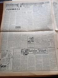 Vatan Gazetesi - 7 Mayıs 1953 - Ahmet Emin Yalman Köşe Yazısı - İngiltere Mısır Görüşmesi Kesildi - Ceza Kanunundaki Tadil Çalışmaları - Samsun Milletvekili Hasan Fehmi Ustaoğlu'nun Dokunulmazlığı İçin Komisyonda Tartışmalar - Laos Meselesi Birleşmiş Milletlere Verilecek - Kira Tasarısı Kabul Edildi - De Gaulle Yeni Parti Kuracak - Komünistler Kore'de Bir Teklifi Reddettiler - Yunan Basınında Yersiz Yayınlar - Kadınlar Tekkesi Yazan Refik Halid Karay Yazı Dizisi - Stevenson Dünyayı Geziyor Formoza Yazan Adlai Stevenson Yazı Dizisi - Yalova Kaplıcaları Esaslı Şekilde Tamir Görüyor - Yıldız Parkında Halka Gül Satılacak - Balıkesir'de Bir Öğrenci Öğretmeni Dövmüştür - Kanun Namına  Filmi Başrolde Ayhan Işık Gülistan Güzey - Sadri alışık- Atıf Kaptan -  Fenerbahçe Galatasaray'ı 2 1 Mağlup Etti - Azeri Türkleri - Galatasaray'ın Fenerbahçeli Melih Ilgaz Hakkındaki İtirazı - Macera Bu Akşam Başlıyor Yazan Robert Collard Yazı Dizisi - Öğretim Eğitim Gençlik - Kırkpınar Güreşlerinin Hakemleri