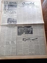 Vatan Gazetesi - 7 Mayıs 1953 - Ahmet Emin Yalman Köşe Yazısı - İngiltere Mısır Görüşmesi Kesildi - Ceza Kanunundaki Tadil Çalışmaları - Samsun Milletvekili Hasan Fehmi Ustaoğlu'nun Dokunulmazlığı İçin Komisyonda Tartışmalar - Laos Meselesi Birleşmiş Milletlere Verilecek - Kira Tasarısı Kabul Edildi - De Gaulle Yeni Parti Kuracak - Komünistler Kore'de Bir Teklifi Reddettiler - Yunan Basınında Yersiz Yayınlar - Kadınlar Tekkesi Yazan Refik Halid Karay Yazı Dizisi - Stevenson Dünyayı Geziyor Formoza Yazan Adlai Stevenson Yazı Dizisi - Yalova Kaplıcaları Esaslı Şekilde Tamir Görüyor - Yıldız Parkında Halka Gül Satılacak - Balıkesir'de Bir Öğrenci Öğretmeni Dövmüştür - Kanun Namına  Filmi Başrolde Ayhan Işık Gülistan Güzey - Sadri alışık- Atıf Kaptan -  Fenerbahçe Galatasaray'ı 2 1 Mağlup Etti - Azeri Türkleri - Galatasaray'ın Fenerbahçeli Melih Ilgaz Hakkındaki İtirazı - Macera Bu Akşam Başlıyor Yazan Robert Collard Yazı Dizisi - Öğretim Eğitim Gençlik - Kırkpınar Güreşlerinin Hakemleri