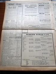 Vatan Gazetesi - 7 Mayıs 1953 - Ahmet Emin Yalman Köşe Yazısı - İngiltere Mısır Görüşmesi Kesildi - Ceza Kanunundaki Tadil Çalışmaları - Samsun Milletvekili Hasan Fehmi Ustaoğlu'nun Dokunulmazlığı İçin Komisyonda Tartışmalar - Laos Meselesi Birleşmiş Milletlere Verilecek - Kira Tasarısı Kabul Edildi - De Gaulle Yeni Parti Kuracak - Komünistler Kore'de Bir Teklifi Reddettiler - Yunan Basınında Yersiz Yayınlar - Kadınlar Tekkesi Yazan Refik Halid Karay Yazı Dizisi - Stevenson Dünyayı Geziyor Formoza Yazan Adlai Stevenson Yazı Dizisi - Yalova Kaplıcaları Esaslı Şekilde Tamir Görüyor - Yıldız Parkında Halka Gül Satılacak - Balıkesir'de Bir Öğrenci Öğretmeni Dövmüştür - Kanun Namına  Filmi Başrolde Ayhan Işık Gülistan Güzey - Sadri alışık- Atıf Kaptan -  Fenerbahçe Galatasaray'ı 2 1 Mağlup Etti - Azeri Türkleri - Galatasaray'ın Fenerbahçeli Melih Ilgaz Hakkındaki İtirazı - Macera Bu Akşam Başlıyor Yazan Robert Collard Yazı Dizisi - Öğretim Eğitim Gençlik - Kırkpınar Güreşlerinin Hakemleri