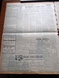 Vatan Gazetesi - 29 Mayıs 1950 - Hükümet Programı Demokrat Parti Grubunda Görüşüldü - Ahmet Emin Yalman Köşe Yazısı - Türk Yunan Dostluğu - Türkiye Milli Gençlik Komitesi Kuruluyor - İşçi Kabinesi - İstanbul Fethinin 497. Yıldönümü - Bursa'da Güvenspor İle İvazpaşa Maçının Sonunda Kanlı Arbede - Türk Milli Takımı İran Milli Takımını 6 1 Yendi - Arnavutluk Seçimleri - Suriye'de Buhran Bir Koalisyon Kabinesi Kurulması Düşünülüyor -  İtham Eden Gözler Yazan Henry Bordeaux Yazı Dizisi - İstanbul'un Sanatla Fethi Yazan Behçet Kemal Çağlar - Değerli Bestekar Adnan Saygun Avrupa Ve Amerika'ya Gidiyor - Rusların Doğu'da Kurduğu Kızıl Alman Ordusu - Resimlerle Hadiseler - Kudüs'te Mukaddes Bir Makam - Ürdün Kralı Abdullah Futbolcularımızı Kabul Etti - Kanuni Sultan Süleyman Yazan Feridun Fazıl Tülbentçi Yazı Dizisi - Philips Leonard Buzdolabı - Çapamarka-İstanbul Ankara Radyosu Programı - Mazon Mevya Tuzu - Doktor Raif Ferit Bir -Birleşmiş Milletler Adalet Komisyonu Türk Delegesi Abdullah Polat