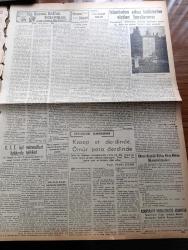 Vatan Gazetesi - 29 Mayıs 1950 - Hükümet Programı Demokrat Parti Grubunda Görüşüldü - Ahmet Emin Yalman Köşe Yazısı - Türk Yunan Dostluğu - Türkiye Milli Gençlik Komitesi Kuruluyor - İşçi Kabinesi - İstanbul Fethinin 497. Yıldönümü - Bursa'da Güvenspor İle İvazpaşa Maçının Sonunda Kanlı Arbede - Türk Milli Takımı İran Milli Takımını 6 1 Yendi - Arnavutluk Seçimleri - Suriye'de Buhran Bir Koalisyon Kabinesi Kurulması Düşünülüyor -  İtham Eden Gözler Yazan Henry Bordeaux Yazı Dizisi - İstanbul'un Sanatla Fethi Yazan Behçet Kemal Çağlar - Değerli Bestekar Adnan Saygun Avrupa Ve Amerika'ya Gidiyor - Rusların Doğu'da Kurduğu Kızıl Alman Ordusu - Resimlerle Hadiseler - Kudüs'te Mukaddes Bir Makam - Ürdün Kralı Abdullah Futbolcularımızı Kabul Etti - Kanuni Sultan Süleyman Yazan Feridun Fazıl Tülbentçi Yazı Dizisi - Philips Leonard Buzdolabı - Çapamarka-İstanbul Ankara Radyosu Programı - Mazon Mevya Tuzu - Doktor Raif Ferit Bir -Birleşmiş Milletler Adalet Komisyonu Türk Delegesi Abdullah Polat