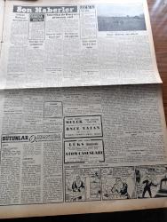 Vatan Gazetesi - 7 Eylül 1954 - Ahmet Emin Yalman Köşe Yazısı - Celal Bayar'a Saray Bosna'da Tezahürat Yapıldı - Kıbrıs'ta Türk Hakları Müdafaa Edilecek - Erzurum Tatbikatında Atom Kullanıldı - Korgeneral Selahattin Selışık 18. Kolordu Kumandanı Oldu -  Meriç Köprüsünün Temeli Dün Atıldı - Halk Oyunlarının Provaları Başladı - Denizcilik Bankasında Bir İşçi İhtilafı - Mahkemelerin Tatili Bitti - Bu Toprak Uyanacaktır Yazan Muzaffer Buyrukçu Yazı Dizisi - Adaları Güzelleştirmek İçin Kararlar - Amerika'da Rusya'yı Protesto Etti - Selçuk Vapuruna Beyrut'ta Haciz Kondu - 30 Saat İp Üzerinde Kalan Cambaz Ricardo Schneider - Hoş Memo Karikatür - Paris Müzik Festivalinde Bir Türk Bestesi Ahmed Adnan Saygun'un Yaylı Sazlar Kuarteti - Kleopatra Yazan Emil Ludwig Yazı Dizisi - Bu Yerin Ötesinde Yazan Cronin Yazı Dizisi - Kızılların Cinayet Şebekesi 5 Yazı Dizisi - Atlama Ve Dalma Şampiyonu Sammy Lee Geliyor - Neriman Köksal Puro Tuvalet Sabunu Kullanıyorum Diyor - Havagücü Futbol Takımı