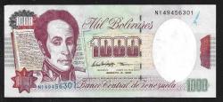 ** VENEZUELLA ( 1.000 * BOLİVARES ) 1998 - ÇİL
