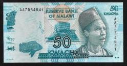 ** MALAVİ ( 50 * KWACHA ) 2012 * AA - ÇİL