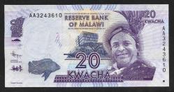 ** MALAVİ ( 20 * KWACHA ) 2012 * AA - ÇİL