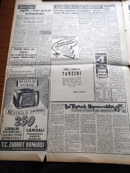 Vatan Gazetesi - 3 Eylül 1954 - Yeni Türk Ordusu Yazan Ahmet Emin Yalman Köşe Yazısı - Cumhurbaşkanı Celal Bayar Dün Belgrad'a Vardı - Irak Veliahdı Abdulillah Geldi - Kıbrıs Komitesi Patrik Athenagoras'a Bir Mektup Gönderdi - Kıbrıs Türktür Komitesi - Profesör Bülent Nuri Esen Üniversite Endişe İçinde Dedi- İstanbul Radyosuna Yeni Tayinler Oldu Münir Nurettin Selçuk da Bunların Arasında - Mehterbaşı Hasan Tahsin'in Cenazesi İstanbul'a Getiriliyor - Almanya'nın NATO'ya Alınmasına Çalışılıyor - Yesari Asım Arsoy - İngiliz İran Petrol Anlaşması  Yazan İlhami Masar - Bu Toprak Uyanacaktır Yazan Muzaffer Buyrukçu Yazı Dizisi - Guatemala'da Armas Diktatör Oldu - Mısır Komünizme Muhalif - Askerî Müze İstanbul'da Kaldı - Dünyanın En Büyük Bronz Heykeli - Hoş Memo Karikatür - Ses Hızını Aşan Deniz Uçağı - Dünyanın En Zengin Kadını Barbara Hutton - Kleopatra Yazan Emil Ludwig Yazı Dizisi - Sefalet İçinde Ölen Büyük Fransız Ressamı Degas -  Kızılların Cinayet Şebekesi 2 Yazı Dizisi -Belgin Doruk