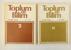 TOPLUM VE BİLİM Üç Aylık Dergi, 1977 - 1985, Sayı: 2, 3, 5, 8, 11, 12, 14, 23, 29/30 [9 ADET]